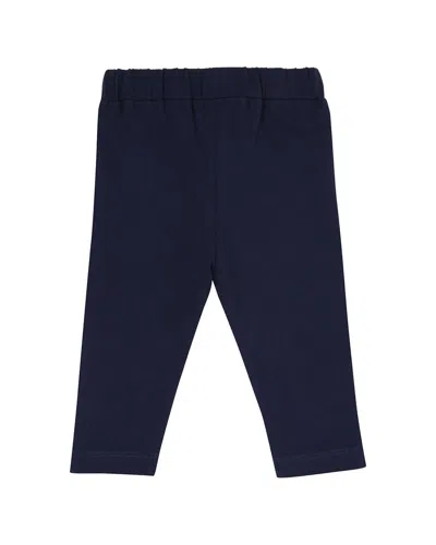 Lilly And Sid Applique Knee Legging In Blue