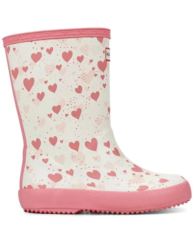 Hunter First Classic Rubber Rain Boot In White