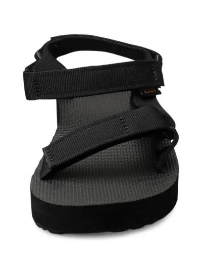 Teva Touch-strap Platform Sandals In Black