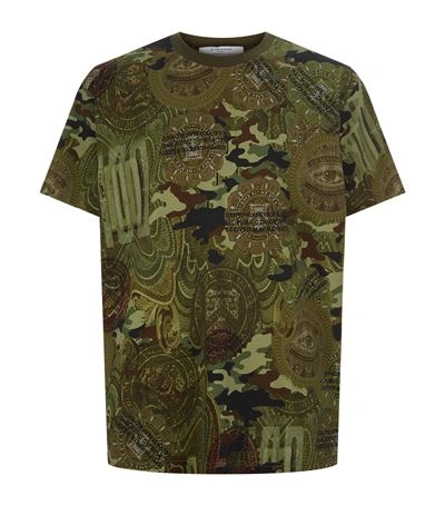 Shop Givenchy Camouflage Money Print T-shirt