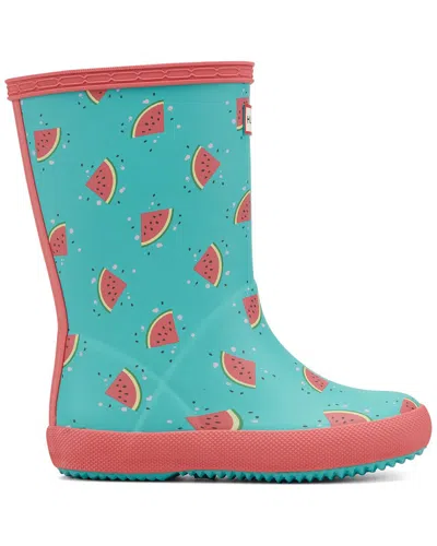 Hunter First Classic Rubber Rain Boot In Yellow