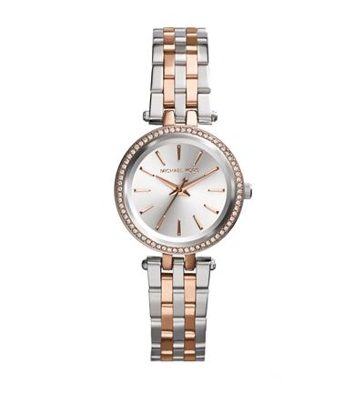 Shop Michael Kors Darci 26mm Two-tone Bracelet Watch