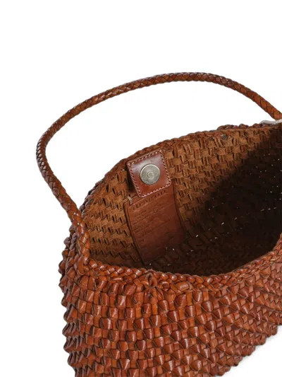 Dragon Diffusion Basil Cactus Tan Shoulder Bag In Brown