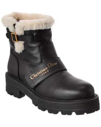 Dior Alps D-quest Ankle Boot In Black