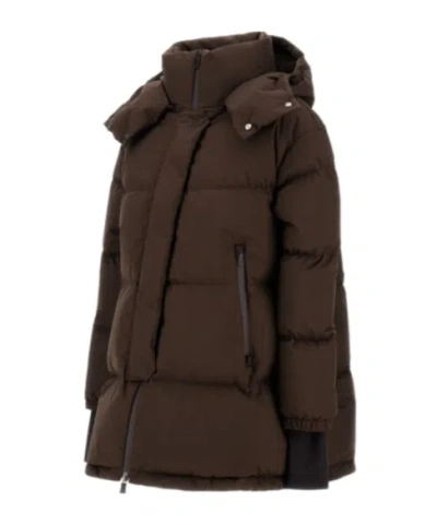 Herno Padded Down Jacket In Brown