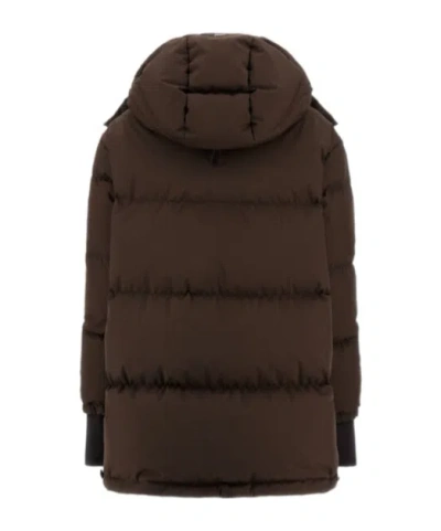 Herno Padded Down Jacket In Brown