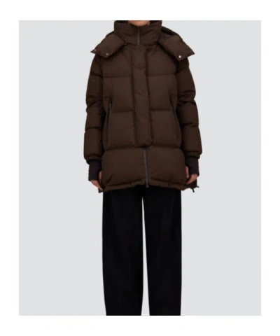 Herno Padded Down Jacket In Brown