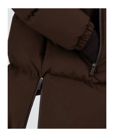 Herno Padded Down Jacket In Brown