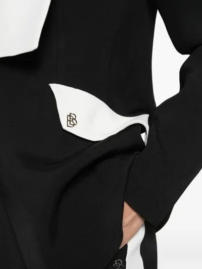 Babylone Paris Buttoned Jacket In Black
