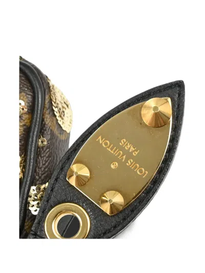 Louis Vuitton Mini Eclipse-pattern Sequin-embellished Shoulder Bag In Brown