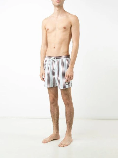 Emerson条纹泳裤