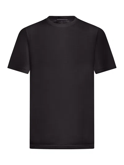 Transit Basic Cotton T-shirt In Black