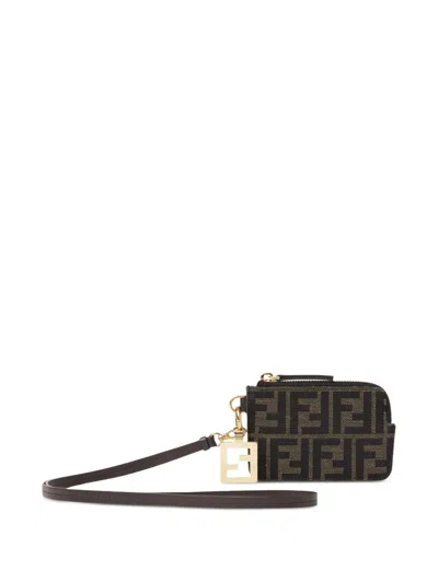Fendi Ff Jacquard Smartphone Case In Multi