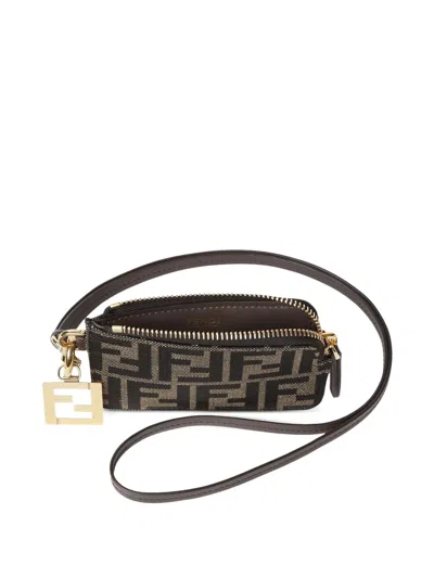 Fendi Ff Jacquard Smartphone Case In Multi