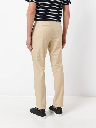 Shop Theory Chino Trousers In Neutrals