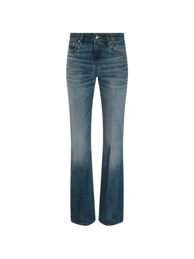 Haikure Flared Jeans With Gradient Effect In Blue