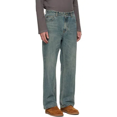 Solid Homme ブルー スリムフィット ブーツカット ジーンズ In Multi