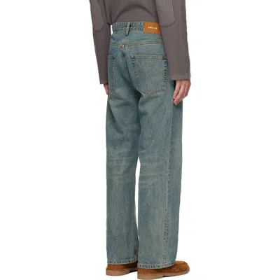 Solid Homme ブルー スリムフィット ブーツカット ジーンズ In Multi