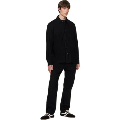 Solid Homme ブラック スリムジーンズ In Animal Print