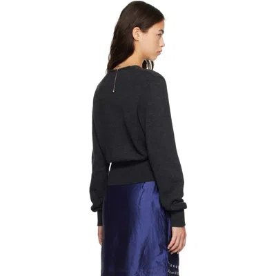 Gimaguas Peyton Wrap-front Sweater In Blue
