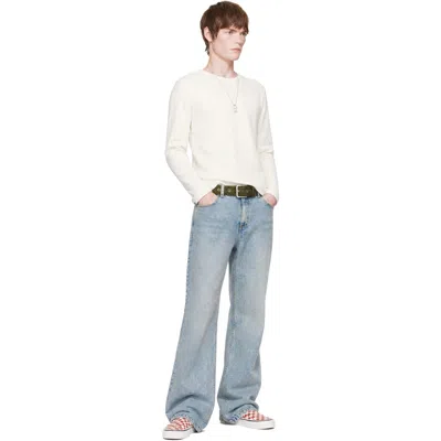 Second / Layer White Zero Thermal Long Sleeve T-shirt In Red