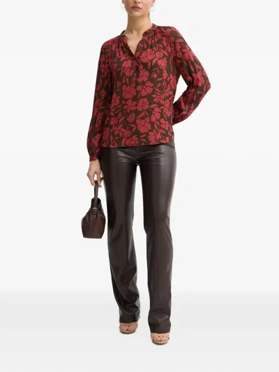 Benetton Floral-print Blouse In Multi