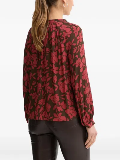 Benetton Floral-print Blouse In Multi