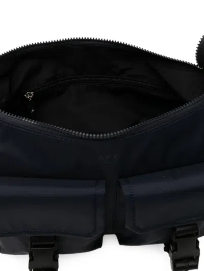 A.p.c. Multi-pocket Shoulder Bag In Black