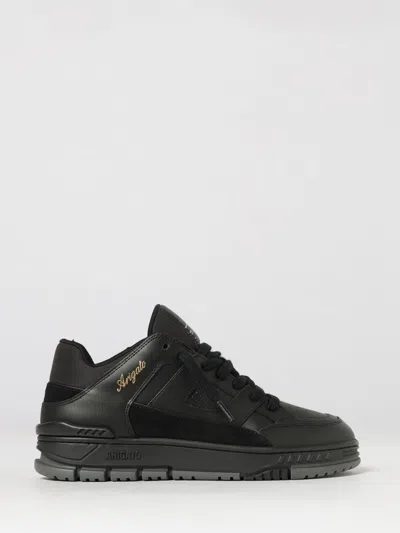 Axel Arigato Low-top Sneakers With Suede Accents And Gold Branding In Black