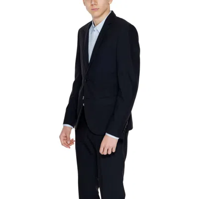 Antony Morato Black Polyester Blazer In Black