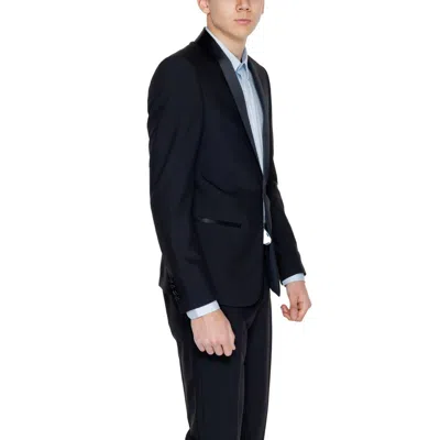 Antony Morato Black Polyester Blazer In Black