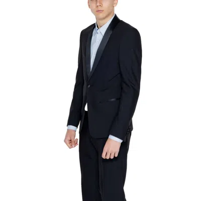 Antony Morato Black Polyester Blazer In Black