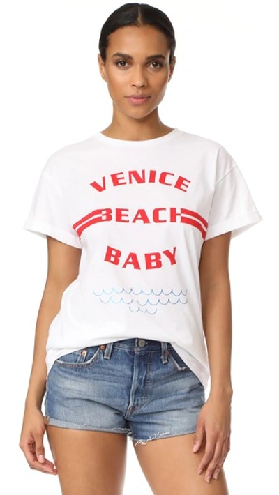 Etre Cecile Venice Beach Baby Tee In White
