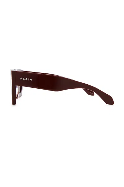 Alaïa Rectangular Sunglasses In Multi