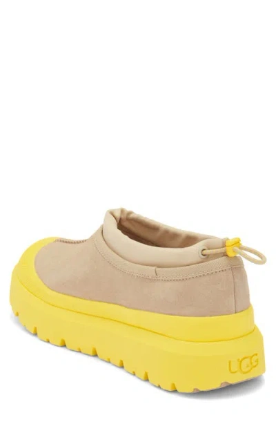 Ugg Modern Sneakers With Contrast Sole And Pull Tab In Yellow