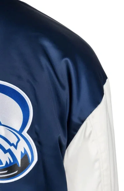 Construct Colorado Avalanche Bomber Jacket In Blue