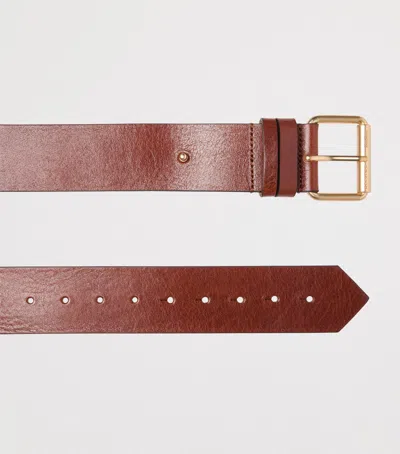 Weekend Max Mara Leather Belt In Multi