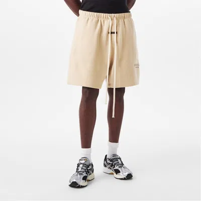 Essentials Logo Patch Shorts In Nude