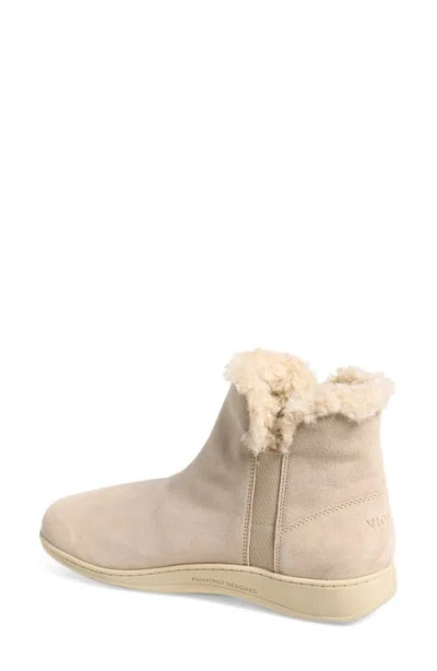 Vionic Unwind Leather Bootie In Neutral