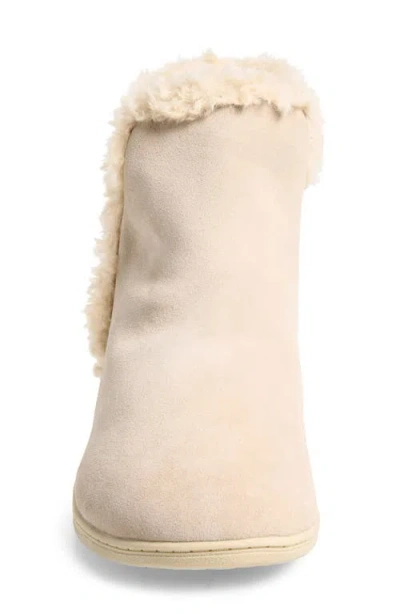 Vionic Unwind Leather Bootie In Neutral