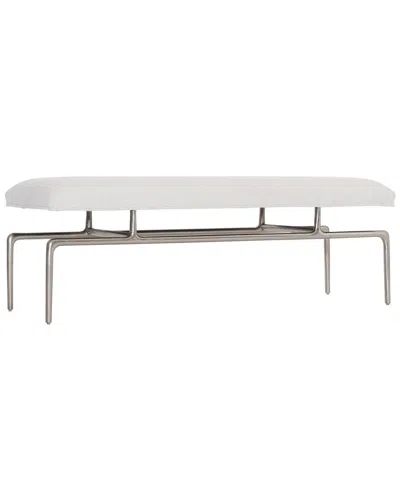 Bernhardt Solaria Bench In Silver