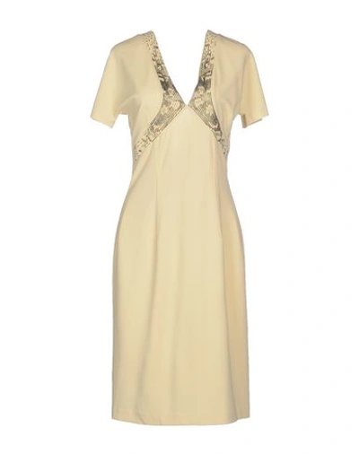 Roberto Cavalli Knee-length Dress In Beige