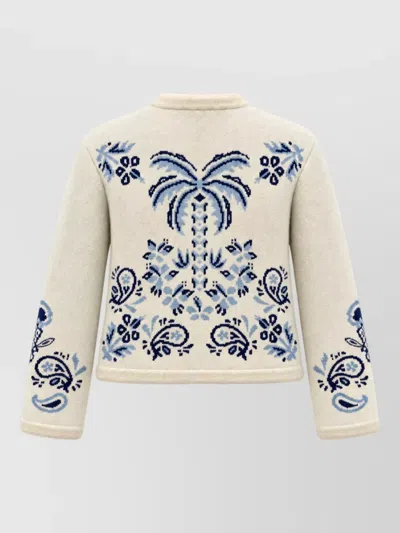 Alanui Cashmere Wool Jacket In Neutral