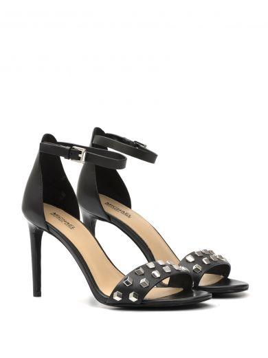 michael kors black heel sandals