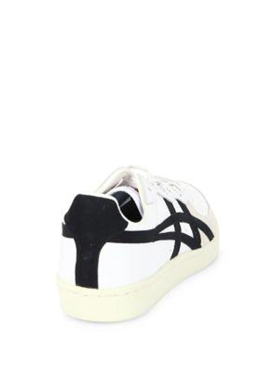 Shop Onitsuka Game Set Match Leather & Suede Sneakers In White Black