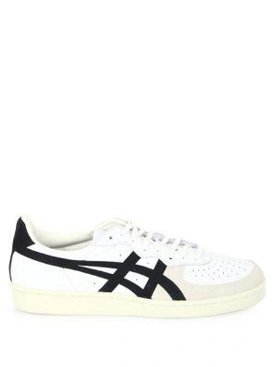 Shop Onitsuka Game Set Match Leather & Suede Sneakers In White Black