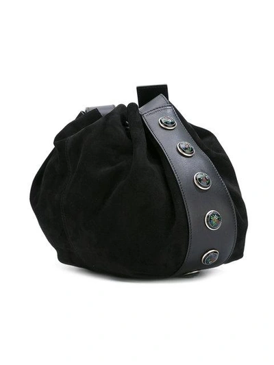 Shop Alexander Mcqueen Bucket Crossbody Bag In Black