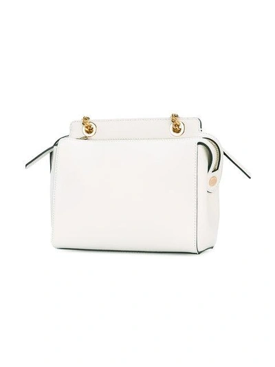 Shop Fendi Small Dotcom Bag - White