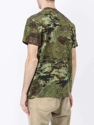 Shop Givenchy Camouflage Print T-shirt