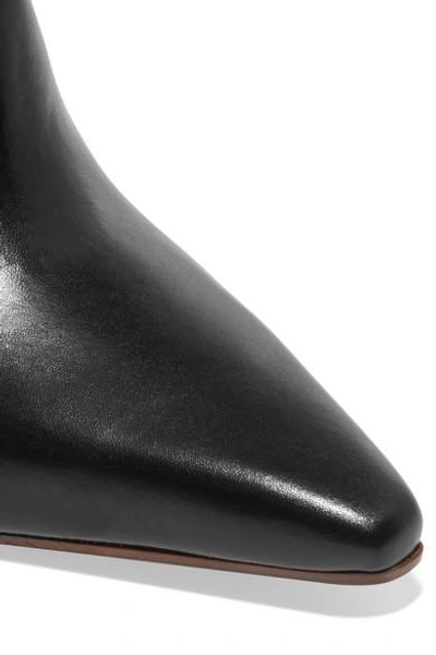 Shop Vetements Glossed-leather Ankle Boots In Black